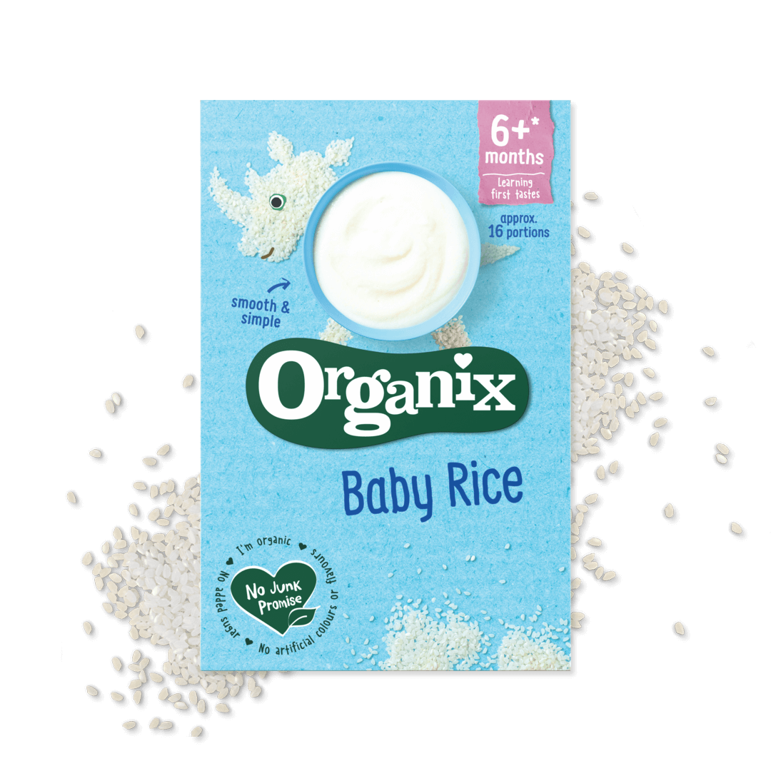 Baby Rice Organic Baby Rice Cereal For 6 Months Organix